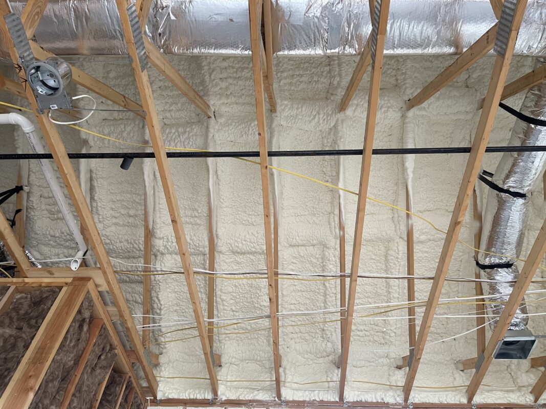 Residential Spray Foam Insulation Open